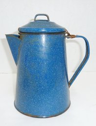 Enamelware Coffee Pot, Graniteware