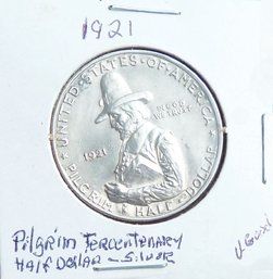 1921 Pilgrim Tercentenary Half Dollar Coin