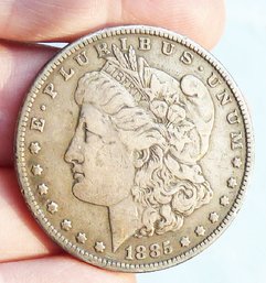 Morgan 1885 Silver Dollar, Coin