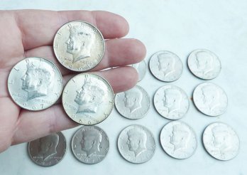 Vintage Kennedy Half Dollar LOT, 1964, 66, 67 Etc