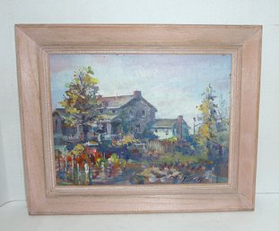 Vintage Signed O/B Painting