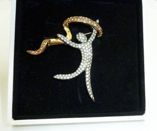 Swarovski Crystal Dancer Pin