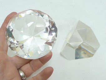 BIG Crystal Diamond Like Paperweights