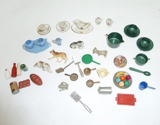 Vintage Doll House Accessories LOT