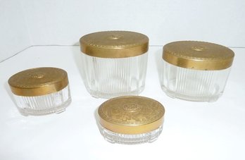 Art Deco Vanity Jar SET