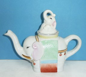 Porcelain Elephant Teapot
