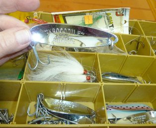 Fishing Lure Box, Several Lures