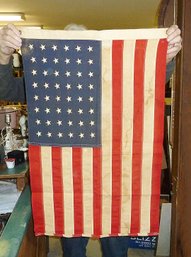 Vintage Cloth U.S. Flag 48 Stars