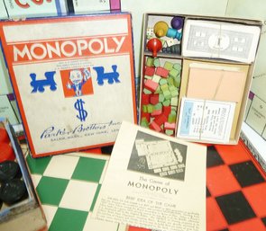 Vintage Board Games, Monopoly 1935