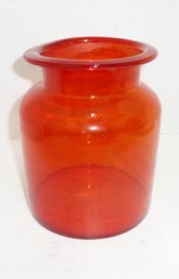 LARGE SIZE Blown Glass Bottle Jar