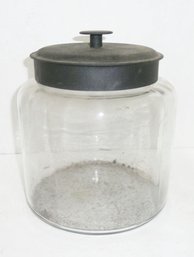 Large Glass Counter Jar