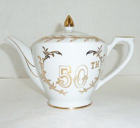 Lefton China Teapot 5oth Anniversary