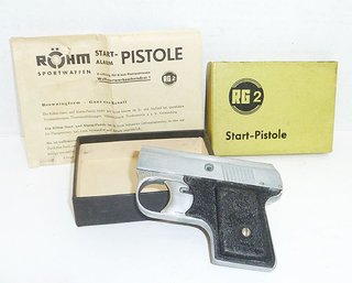 Vintage ROHM Start Alarm Pistole,  Gun In Orig Box