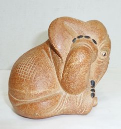 Vintage Pottery Elephant