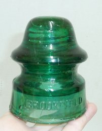 Vint Emerald Green Insulator BROOKFIELD