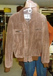 Mens Suede Leather Jacket SIZE 42
