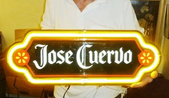 Jose Cuervo Tequila Neon Sign WORKS