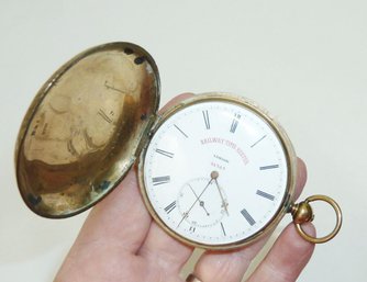 Railway Time Keeper Pocket Watch K18