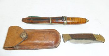 Vintage Knife, Pocket Knife PAIR