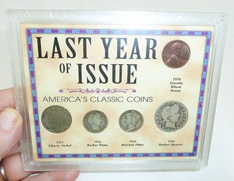 Coins, Last Year Of Issue Set, 1916 Q