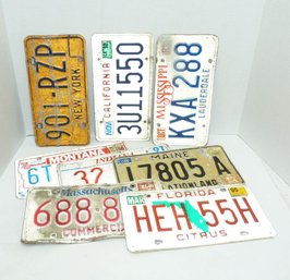 Vintage License Plates LOT A