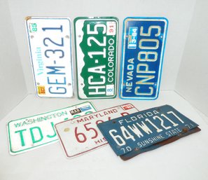 Vintage License Plates LOT B