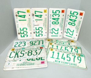NH License Plates LOT