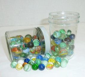Vintage Glass Marbles LOT