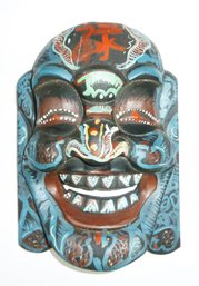 Hand Painted Wood Mask
