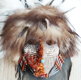 Native Am Indian Mask, Red Nations