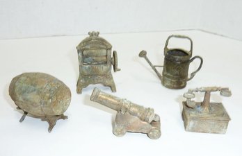 Vintage Miniature Metal LOT, Doll House