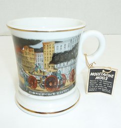 Mustache  Mug, Porcelain Cup