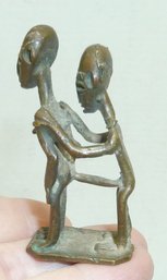 Vint Bronze NAUGHTY Couple Sculpture