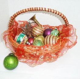 Ornaments In Basket 1 Krugal