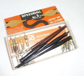 Speed Ball Lettering Quill Pen SET