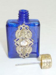 Cobalt Glass Mini Perfume