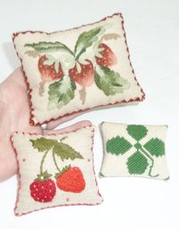 Vintage Pin Cushion LOT, Strawberries