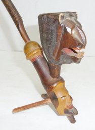 Vintage Wooden Carved Pipe