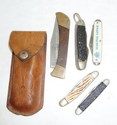 Vint. Pocket Knife LOT, Camillus, Colonial ETC