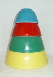 Vint PYREX Primary Color Nesting Mix Bowls