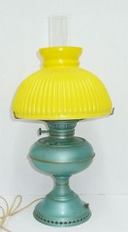 Vintage RAYO Oil Lamp, Electrified