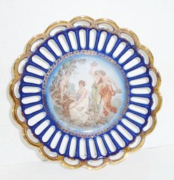 Cobalt Reticulated Bowl, PM Germany
