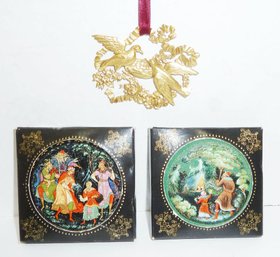 3 Ornaments, Russian PAIR
