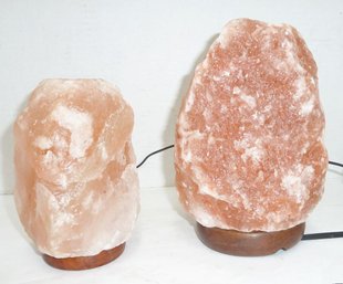 Himalayan Salt Lamp Natural Crystal PAIR
