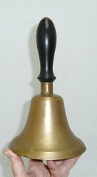 BIG Antique Brass School Bell
