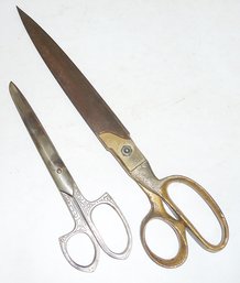 Vintage Scissor, Sheers PAIR