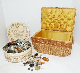 Vintage Sewing, Button LOT
