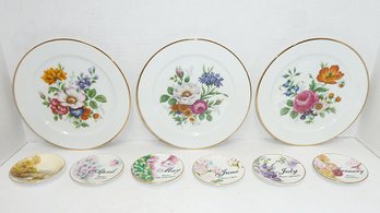Vintage Cup Plates, 1 Signed SHELLEY