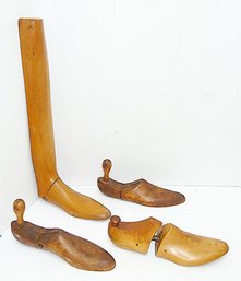 Vint Wood Shoe Stretchers, 1 Unique Boot