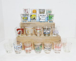Vintage Shot Glass Collection